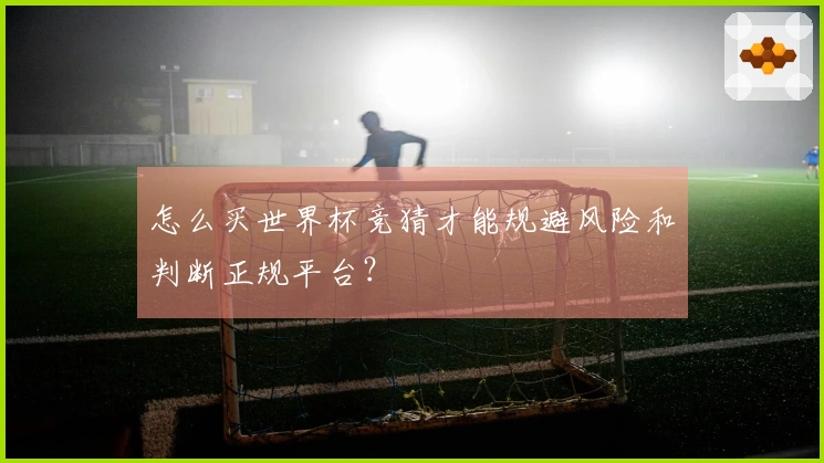 怎么买世界杯竞猜才能规避风险和判断正规平台？